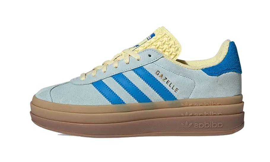 Adidas Gazelle Bold Almost Blue Yellow - IE0430