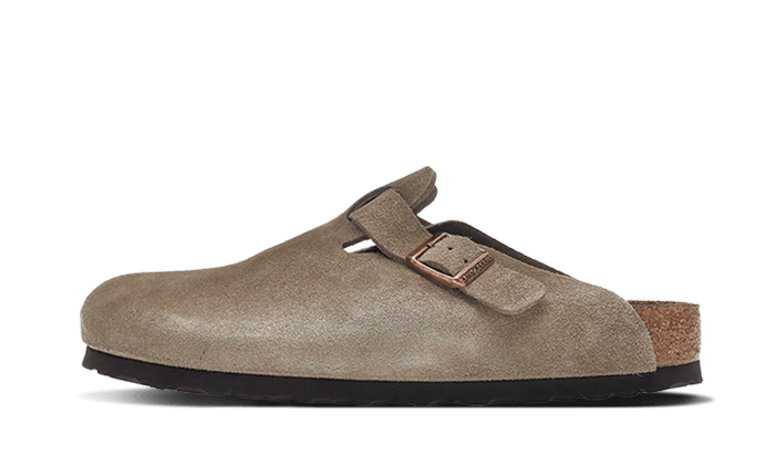 Birkenstock Boston Soft Footbed Suede Taupe - 0560773